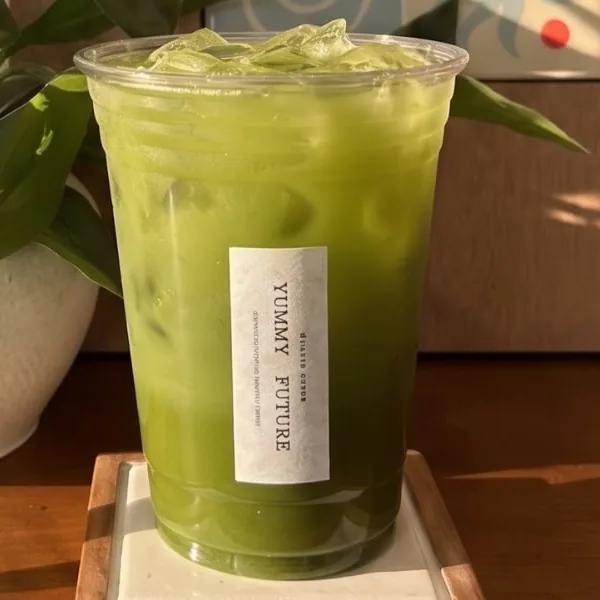 Iced Matcha Americano