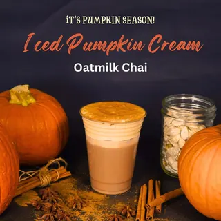 Iced Pumpkin Cream Chai Latte