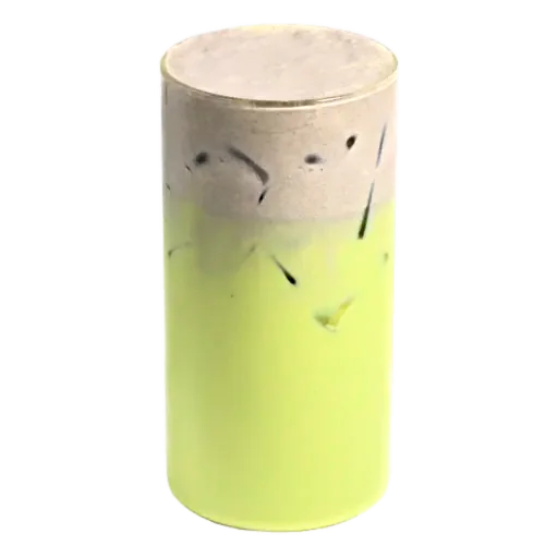Iced Black Sesame Cream Matcha Latte