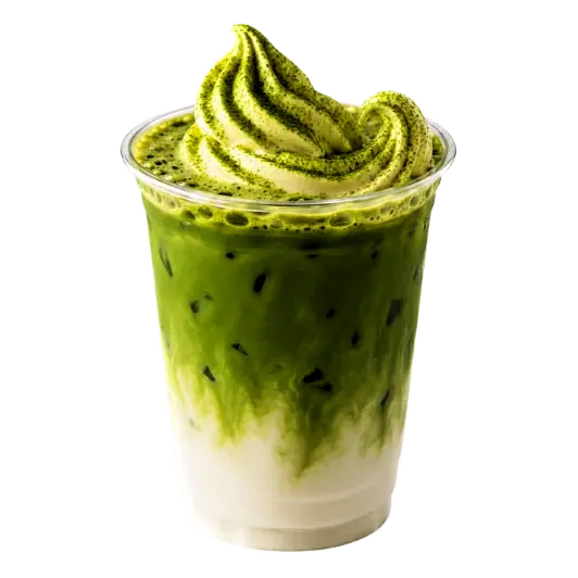 Iced Matcha Soft Serve Float